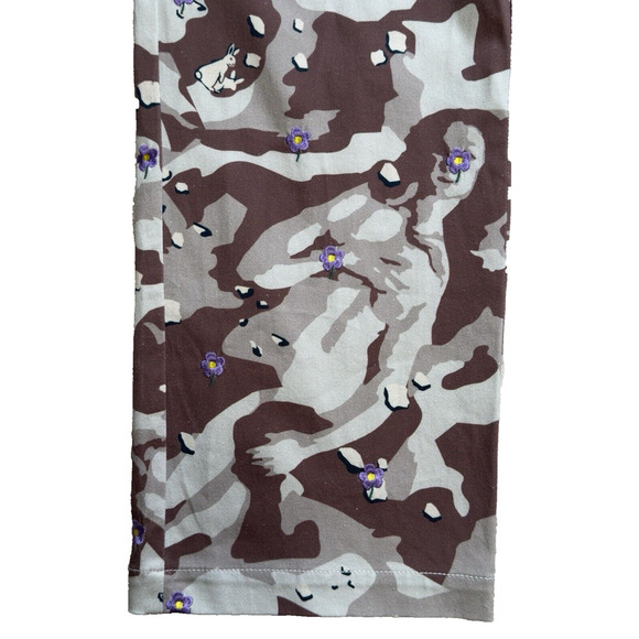 FR2 Fxxking Rabbits Love & Peace Camo Pants Sz M Nudes Flowers - Picture 6 of 8
